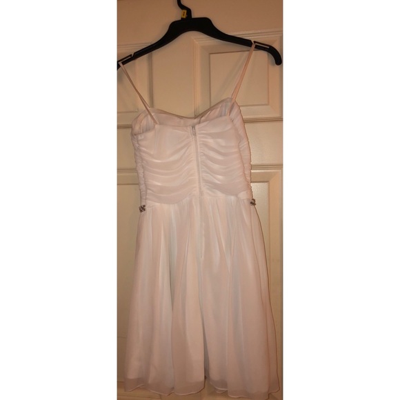 Macy's Dresses Juniors Above The Knee White Strapless Dress Poshmark